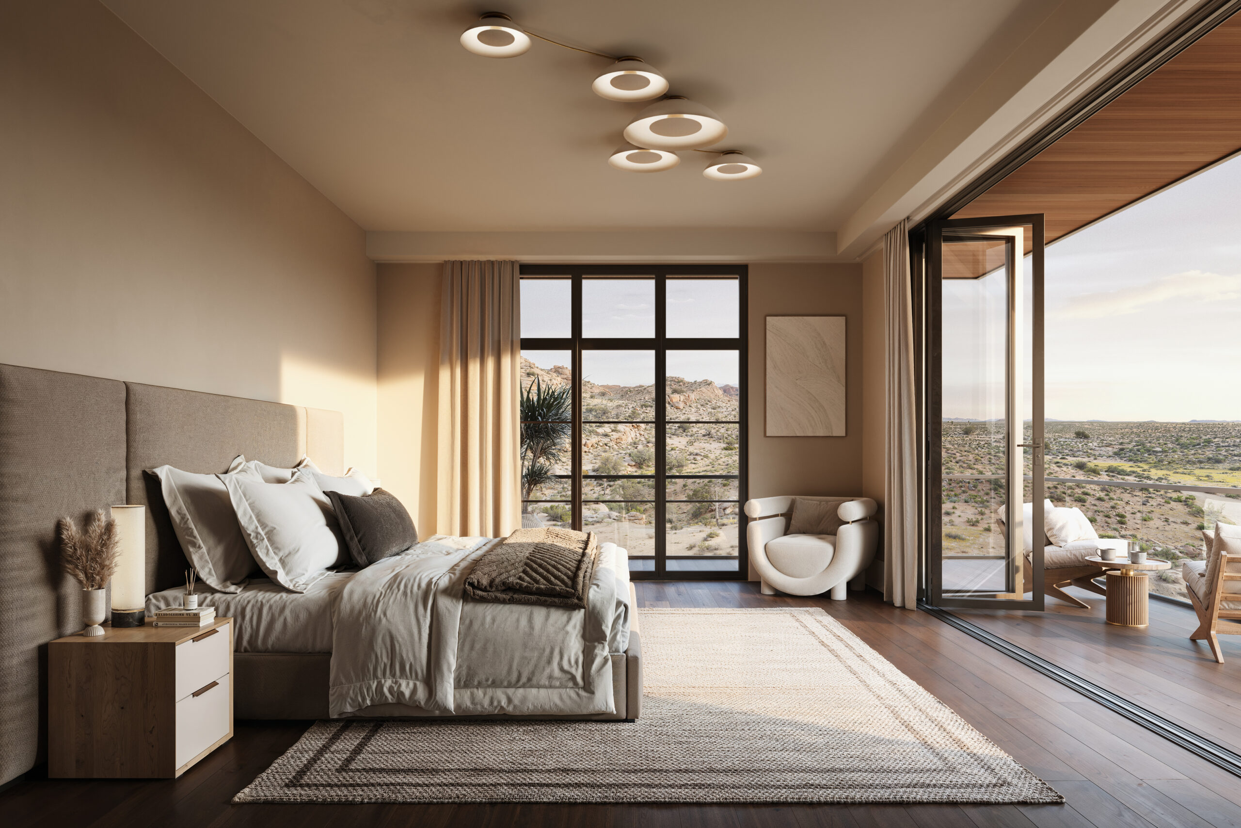 112 - Linen Matte Porcelain - Satin Brass - Credit Ted Bradley Studio