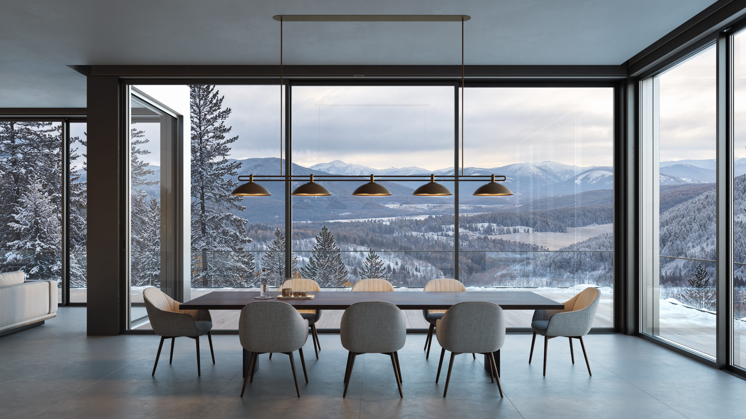 117 - Darkened Bronze Porcelain - Antique Brass - Credit Ted Bradley Studio